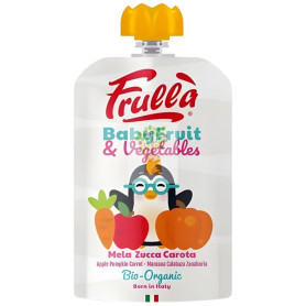 BABYFRUIT PURÉ DE MANZANA, CALABAZA Y ZANAHORIA BIO 100G FRULLÀ