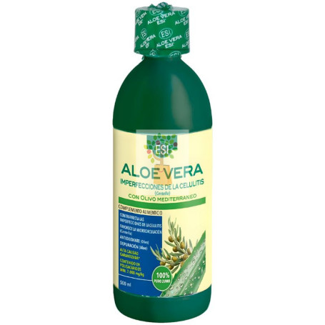 ZUMO DE ALOE VERA CON OLIVO DEL MEDITERRÁNEO 500ML ESI