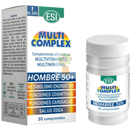 MULTICOMPLEX HOMBRE 50+ 30 COMPRIMIDOS ESI