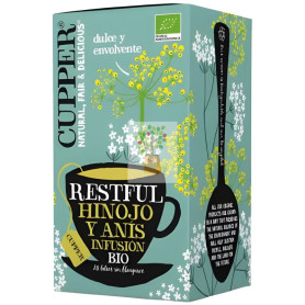 INFUSION RESTFUL HINOJO Y ANIS BIO 20 BOLSAS CUPPER