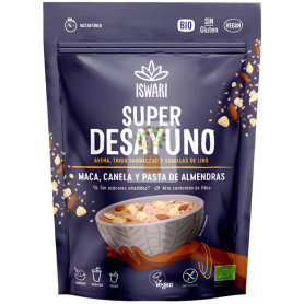 SÚPER DESAYUNO DE MACA, CANELA Y PASTA DE ALMENDRAS 360G ISWARI