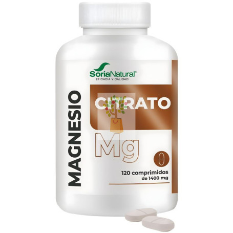CITRATO DE MAGNESIO 120 COMPRIMIDOS SORIA NATURAL