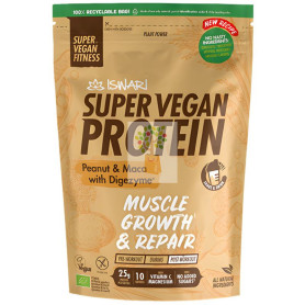 SVF SUPER VEGAN PROTEIN CACAHUETE Y MACA 400G ISWARI