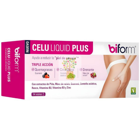 CELU LIQUID PLUS 14 VIALES BIFORM