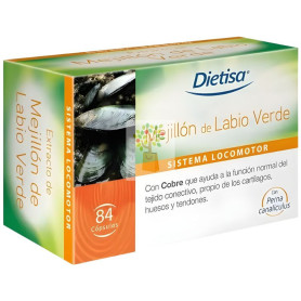 MEJILLÓN DE LABIO VERDE 84 CÁPSULAS DIETISA