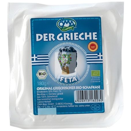 QUESO FETTA BIO 180G OMA BEER
