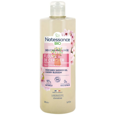 GEL DE DUCHA FLOR DE CEREZO 500ML NATESSANCE