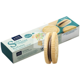 GALLETAS BIOTWINS CREMA DE CACAO SIN GLUTEN 125G SOTTOLESTELLE