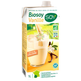 BIOSOY BEBIDA DE SOJA Y VAINILLA 1L SOY
