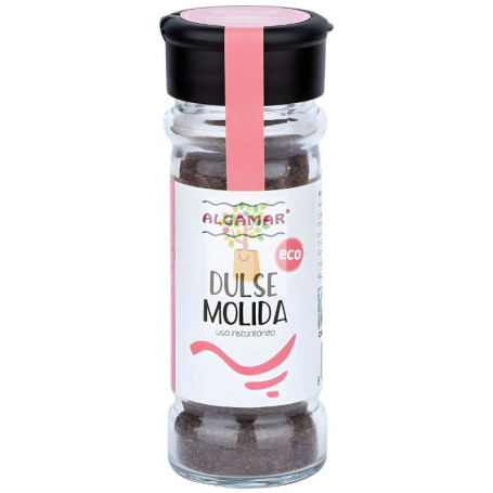 ALGA DULSE MOLIDA EN TARRO DE VIDRIO ESPECIERO 45G ALGAMAR
