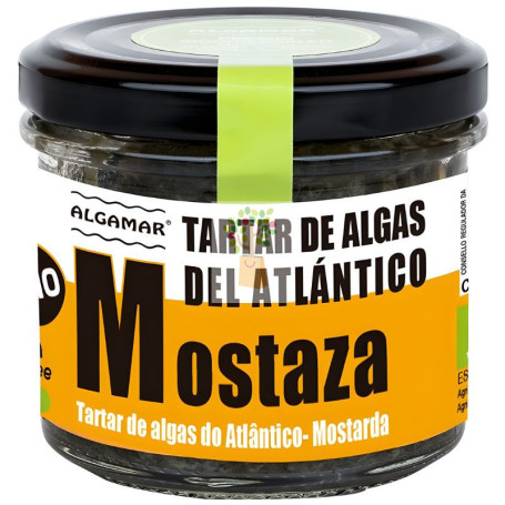 TARTAR DE ALGAS DEL ATLÁNTICO CON MOSTAZA 100G ALGAMAR