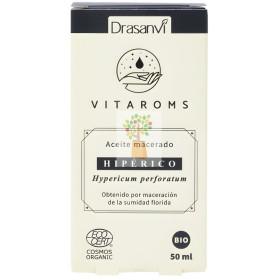 ACEITE VEGETAL MACERADO DE HIPÉRICO VITAROMS 50ML DRASANVI