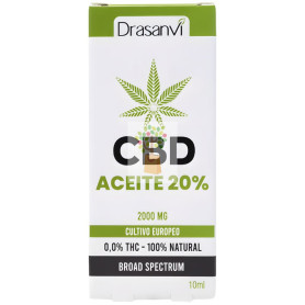 ACEITE DE CBD BROAD SPECTRUM 20% 10ML DRASANVI