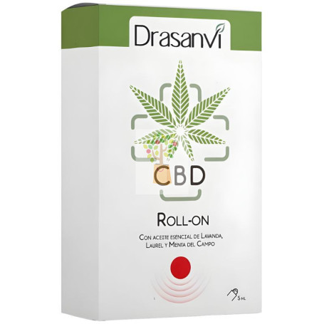 ROLL-ON CBD ROJO ALIVIO TENSIONES CABEZA 5ML DRASANVI