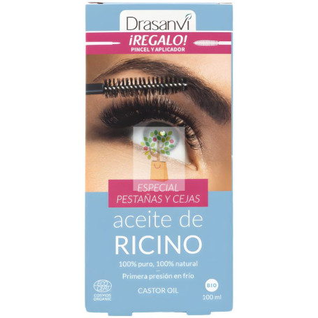 ACEITE DE RICINO BIO PESTAÑAS Y CEJAS 100ML DRASANVI