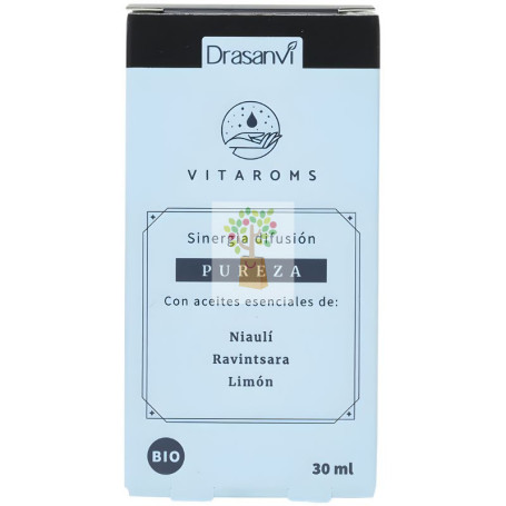 SINERGIA DIFUSIÓN PUREZA BIO 30ML VITAROMS DRASANVI