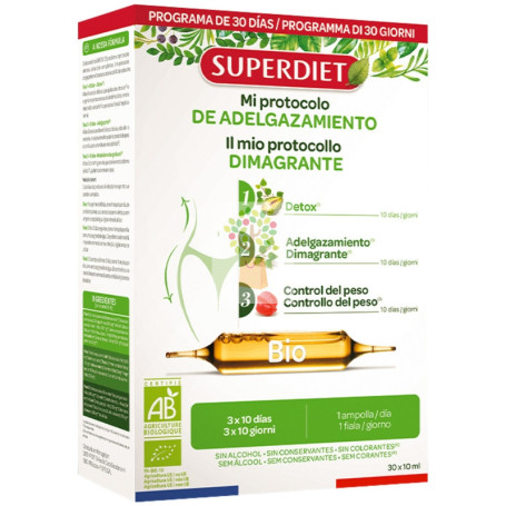 MI PROTOCOLO DE ADELGAZAMIENTO BIO 30 AMPOLLAS SUPERDIET
