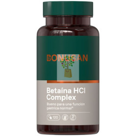 BETAÍNA HCL COMPLEX 120 CÁPSULAS BONUSAN