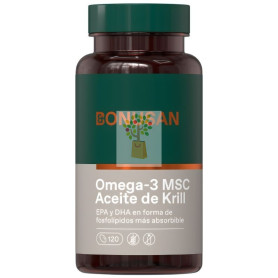 OMEGA-3 MSC ACEITE DE KRILL 120 PERLAS BONUSAN
