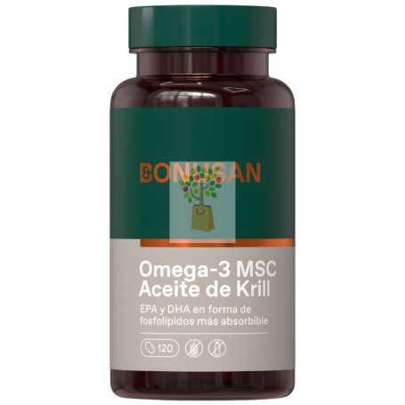 OMEGA-3 MSC ACEITE DE KRILL 120 PERLAS BONUSAN