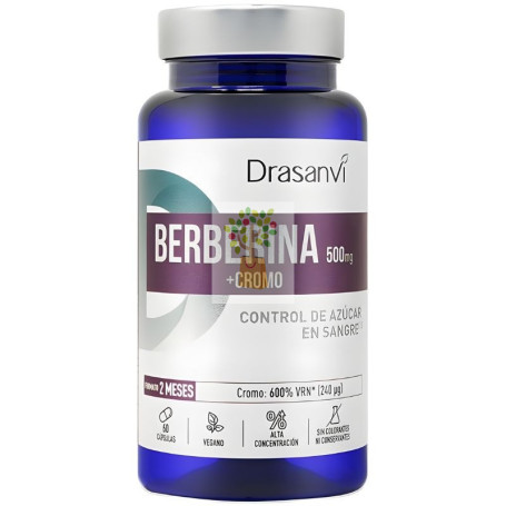 BERBERINA + CROMO 60 CÁPSULAS DRASANVI