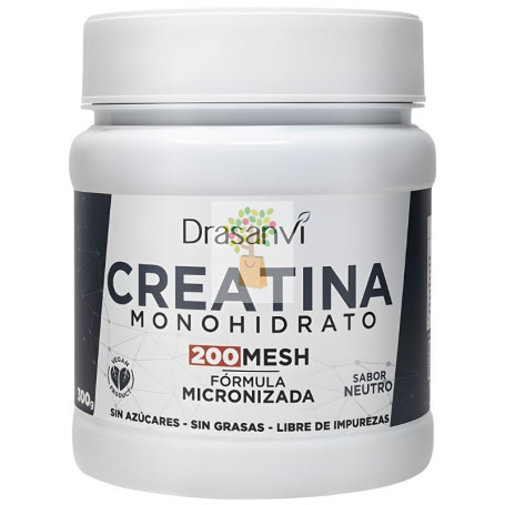 CREATINA 200 MESH SABOR NEUTRO 300G DRASANVI