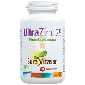 ULTRA ZINC 25 30 CÁPSULAS SURA VITASAN