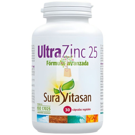 ULTRA ZINC 25 30 CÁPSULAS SURA VITASAN