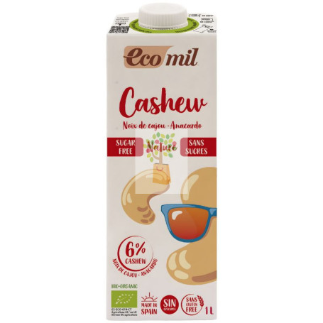 BEBIDA DE ANACARDO NATURE SIN AZÚCAR BIO 1L ECOMIL