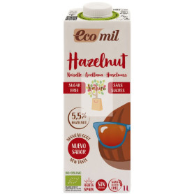 BEBIDA DE AVELLANA NATURE SIN AZÚCAR BIO 1L ECOMIL