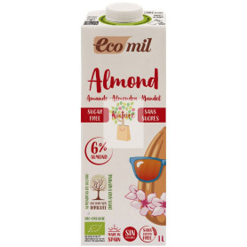 BEBIDA DE ALMENDRA NATURE SIN AZÚCAR BIO 1L ECOMIL