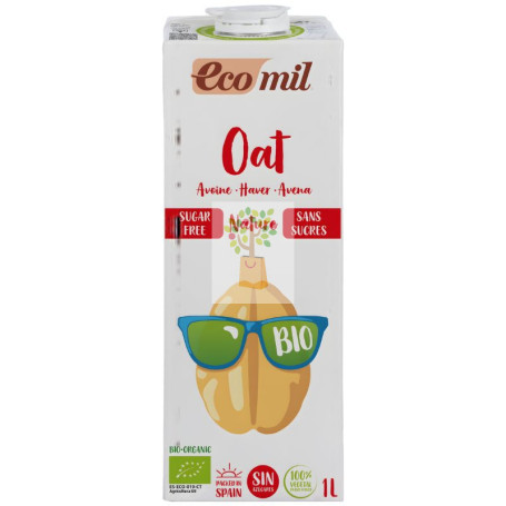 BEBIDA DE AVENA NATURE SIN AZÚCAR BIO 1L ECOMIL