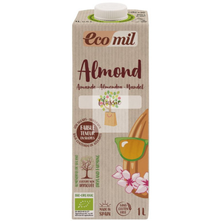 BEBIDA DE ALMENDRA CLASSIC BIO 1L ECOMIL