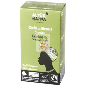 CÁPSULAS DE CAFÉ BRASIL SANTOS BIO 10 UNIDADES ALTERNATIVA 3