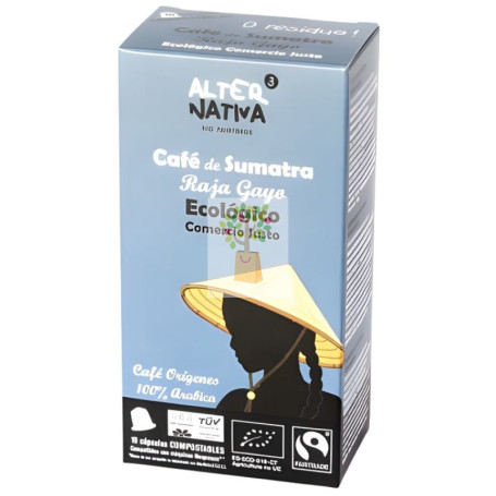 CÁPSULAS DE CAFÉ SUMATRA RAJA GAYO BIO 10 UNIDADES ALTERNATIVA 3