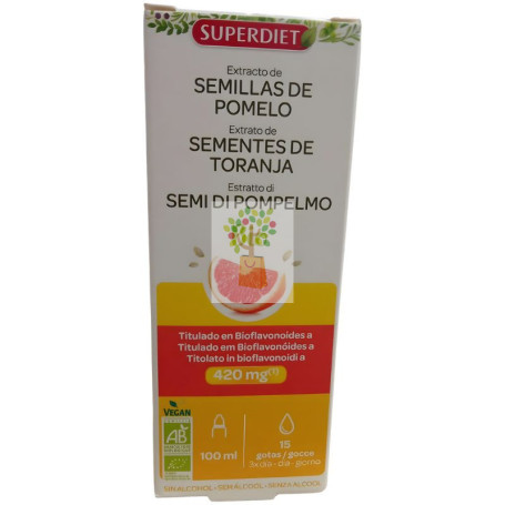 SEMILLAS DE POMELO BIO 100 Ml SUPERDIET