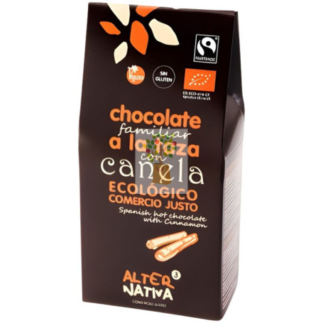 CHOCOLATE A LA TAZA CON CANELA BIO 125G ALTERNATIVA 3