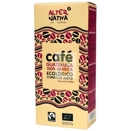 CAFÉ DE GUATEMALA MOLIDO BIO 250G ALTERNATIVA 3