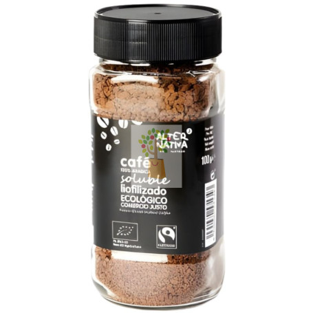 CAFÉ SOLUBLE LIOFILIZADO BIO 100G ALTERNATIVA 3