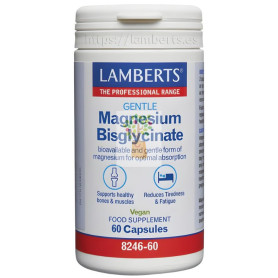 GENTLE MAGNESIUM BISGLYCINATE 60 CAPSULAS LAMBERTS