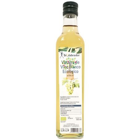 VINAGRE DE VINO BLANCO 500ML BIOLABRADOR