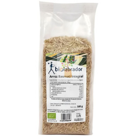 ARROZ BASMATI INTEGRAL 500G BIOLABRADOR
