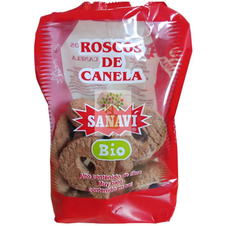 ROSCOS DE CANELA BIO 400G SANAVI