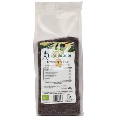 ARROZ NEGRO THAI 500G BIOLABRADOR