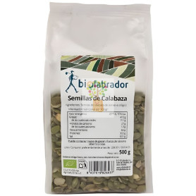PIPAS DE CALABAZA PELADAS 500G BIOLABRADOR