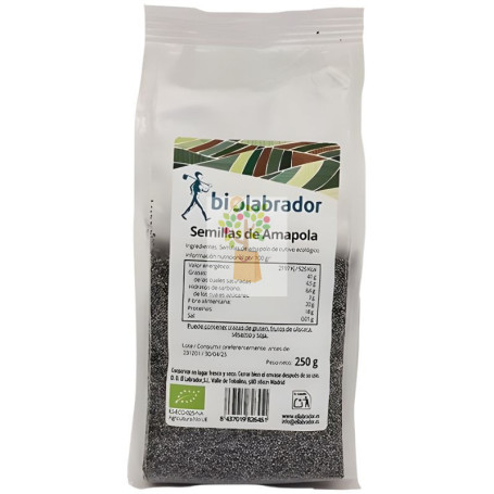 SEMILLAS DE AMAPOLA 250G BIOLABRADOR