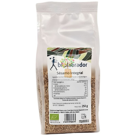 SÉSAMO INTEGRAL 250G BIOLABRADOR