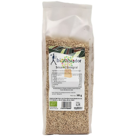 SÉSAMO INTEGRAL 500G BIOLABRADOR