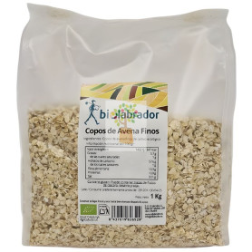 COPOS DE AVENA FINOS 1KG BIOLABRADOR
