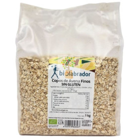 COPOS DE AVENA FINOS SIN GLUTEN 1KG BIOLABRADOR